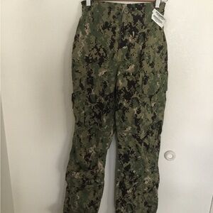 US navy nwu type iii green digital trousers size extra small regular new